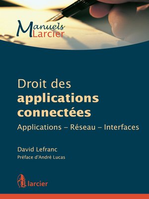 cover image of Droit des applications connectées